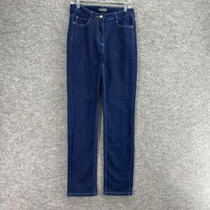 Apparel Collection Jeans Women 8 Blue Denim Dark Wash High Rise Straight Casual